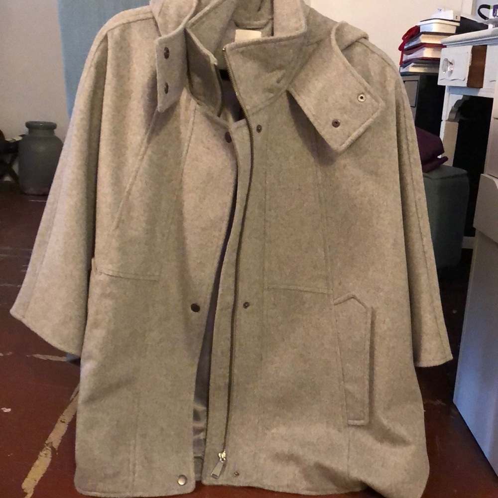 Wool Batwing Cape - image 1